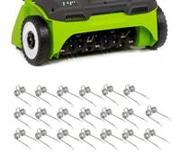 Gettimore Lot de 18/20/36/54 dents en acier 29272 pour scarificateur Greenworks 27022 2500600G 35,6 cm