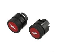 Gettimore Lot de 2 boutons poussoirs d'allumage de grille rouge et noir pour Weber Q320 Q3200 Q1200, interrupteur de rechange pour pièces 64868 63788, installation facile