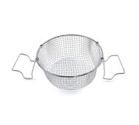 Gettimore Panier à frire pliable en acier inoxydable pour frites et égoutter les légumes 24 cm