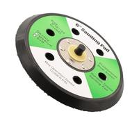 Gettimore Patin de ponçage à 6 trous de 150 mm, disque auto-agrippant de 150 mm avec polisseuses orbitales et ponceuses à filetage 5/16-24, construction en polyuréthane