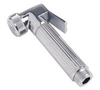Gettimore Pommeau de douche chromé pour bidet avec gâchette marche/arrêt en alliage de zinc pour salle de bain standard de 1,27 cm (argent)
