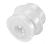 Gettimore RCX26005 Roulement à tube de roue de rechange pour nettoyeurs de piscine robotiques Hayward pour RC9956CC RC9965CC RC9960A RC9950A RC9950GR QC Plus, facile à installer, blanc (1 pièce)