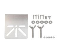 Gettimore Support de gouttière en métal pour caméra de sécurité Eufy SoloCam S340/E30 Argenté 9 x 8,5 x 3,5 cm