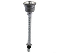Gettimore SUS304 Kit de vidange d'évier en acier inoxydable avec panier profond en maille métallique, 110 mm - Gris