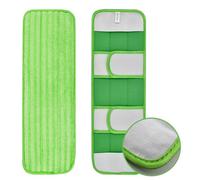 Gettimore Tampons de balai en microfibre pour balai Swiffer XL, recharges humides et sèches réutilisables, têtes de nettoyage de 12 mm d'épaisseur pour carrelage en bois dur stratifié, lavables en