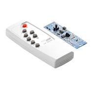 Gettimore Télécommande infrarouge pour lumière solaire - 10 mètres - Pour projecteurs LED et lampadaires - Contrôle sans fil en plastique avec plusieurs modes de luminosité