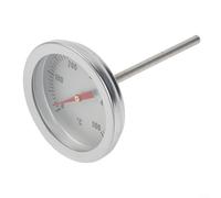 Gettimore Thermomètre de four en acier inoxydable avec capteur de 70 mm pour pizza, bois, pierre, gril de 0 à 500 °C, filetage M8 x 14,5 mm, pièce de rechange précise