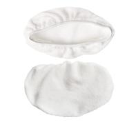 Gettimore VanDuck Lot de 2 recharges de serpillères en fibre éponge pour balai plat, lavables et réutilisables pour sols stratifiés en bois dur 38,1 x 20,3 cm