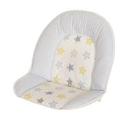 Geuther 4737 Réducteur de siège universel coussin d'assise coussin pour chaise haute convient à toutes les chaises hautes housse lavable en coton disponible en plusieurs couleurs étoile