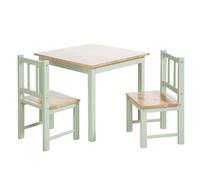 Geuther Meubles D Activite En Hevea 2 Chaises Et Une Table Couleur Vert Menthe Vert