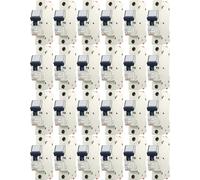 Gewiss 1-24 pièces GW92208 B20 Disjoncteur automatique série 90 | 1 pôle type B | 230V AC | 20A | 6kA pouvoir de coupure | IP2X | Rail DIN | Protection contre les surintensités et les courts-circuits