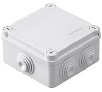 Gewiss BOÎTE de DÉRIVATION avec COUVERCLE BAS et VIS À 1/4 de TOUR - IP55 - DIMENSIONS INTERNES 150 X110 X 70 - PAROIS avec PASSE-FILS À GRADINS À enTRÉE DIRECTE - GWT 960ºC