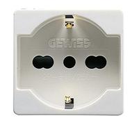 Gewiss GW20246 Presa Standard Italiano/Tedesco 250V ac - 2P+T 16A P40