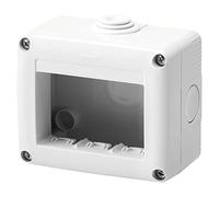 Gewiss GW27003 Contenitore Per Apparecchi System 3 Posti Grigio RAL 7035 IP40