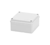 GEWISS GW44204 Boîte de dérivation vissée couvercle bas 100x100x50mm gris IP56
