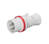 Gewiss Prise mobile droite HP IP44 IP54 3P+T 16A 380-415V 50/60HZ Rouge 6H Câblage à vis GW60008H