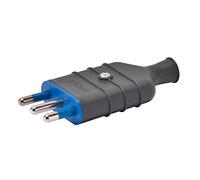 Gewiss Prise Mobile, droite, Standard italien, 2P+T 16 A 250 V AC, Type S17, Ardoise
