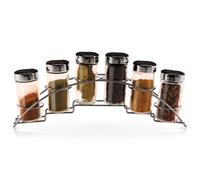 Orion Lot de 6 boîtes à épices + porte-épices pour la cuisine