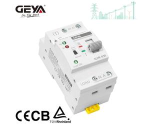 GEYA-Commutateur de transfert automatique G2R, rail DIN, mini type ATS, commutateur électrique manuel, 220V, 2P, 63A