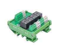 GEYA Module de relais 4 canaux 1 SPDT rail de guidage 5VDC Module de relais d’interface(FY-T734-5VDC)