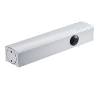 GEZE 143641 Ferme-porte TS 5000 ECline sans rail coulissant EN 3-5, ferme-porte supérieur blanc, argenté