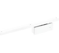 GEZE Active Stop, modèle à encastrer pour portes en bois (surface : blanc - RAL 9016). Surface : blanc - RAL 9016