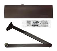 GEZE TS 2000 NV BC Kit Ferme-Porte Brun avec Bras et Plaque 3en1