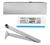 GEZE TS 2000 V BC Kit Ferme-Porte Argent Bras Plaque Crayon Goupilles