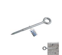GeZu Impex Boulon à oeil 160 mm | Galvanisé Boulons à anneau à œil à tige à vis Fermée Robuste