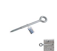 GeZu Impex Boulon à oeil 160 mm | Galvanisé Boulons à anneau à œil à tige à vis Fermée Robuste
