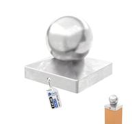 GeZu Impex Capuchon de poteau Boule 91 x 91 mm Lot de 8