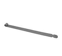 GeZu Impex charnières de portail 600 mm | Électroplaqué Penture bud lourde Gond sur platine