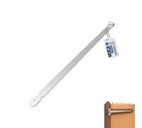 GeZu Impex® charnières de portail Galvanoplastie Lot de 2 1000 mm penture bud lourde gond sur platine