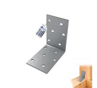 GeZu Impex® Equerre d'assemblage Galvanisé Lot de 28 60 x 60 x 40 mm renforcée connecteurs métal pour charpente