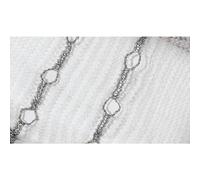GeZu Impex Filet de protection pour échafaudages 2.57 x 20 m | Blanc échafaudages et façades chantier pare gravats
