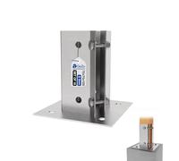 GeZu Impex Réglable Support de Poteau e à Boulonner 75 x 75 mm Galvanisé à Chaud Lot de 16 Support de Base Pour Poteau Support Carré Pour Pied de Clôture Sabot de Poteau à Boulonner
