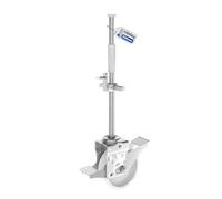 GeZu Impex Roulettes d'échafaudage Roues avec frein Galvanoplastie 1000 kg pivotantes robustes pour de travail