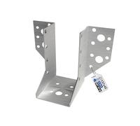 GeZu Impex Sabot de Charpente à Ailes Extérieures 45 x 137 mm | Galvanisé Sabots de Solives joints de poutre en bois poutres en bois