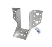 GeZu Impex Sabot de Charpente à Ailes Extérieures 48 x 137 mm | Galvanisé Sabots de Solives joints de poutre en bois poutres en bois