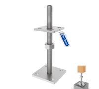 GeZu Impex Support de poteau hauteur reglable 70 x 70 mm | Galvanoplastie Hauteur Reglable Platine Bois Pied Poteaux Clôture