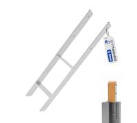 GeZu Impex Support de poteau H 111 x 600 mm | Galvanisé à Chaud Ancre platine bois Pied poteaux clôture