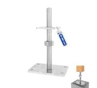 GeZu Impex Support de poteau hauteur reglable 100 x 100 mm | Galvanoplastie Support Réglable En Hauteur Socle Surélevé