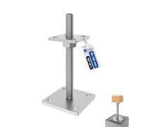 GeZu Impex Support de poteau hauteur reglable 70 x 70 mm | Galvanisé à Chaud Hauteur Reglable Platine Bois Pied Poteaux Clôture