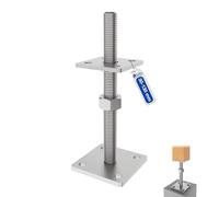 GeZu Impex Support de poteau hauteur reglable 80 x 80 mm | Galvanisé à Chaud Hauteur Reglable Platine Bois Pied Poteaux Clôture