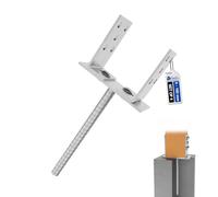 GeZu Impex Support de Poteau U Réglable 200 mm Zinc Électroplaqué Lot de 4 Pied De Poteau En U à Sceller Support de Poteau Largeur Réglable Tige d'Ancrage Équerre Type U Ancre de Pied de Clôture