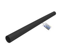 GeZu Impex Tube en Acier Ø 27 mm x 1600 mm | Noir Tuyau en Acier pour Colliers de Serrage Rampes, Construction Cadres & Meubles