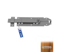 GeZu Impex Verrou de Porte 120 x 35 mm | Galvanoplastie targette de porte blindée fermeture pêne coulissant loquet