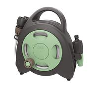 GF GARDEN, Aquabag RECO, Mini dévidoir, EN PLASTIQUE RECYCLE', avec 10 m Tuyau, kit prêt à l'emploi, pour Irriguer les Plantes et Pots sur Terrasses, Balcons, Vérandas et Jardins.