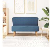 GFEROMRF Canapé 2 places en tissu bleu 117 x 55,5 x 77 cm