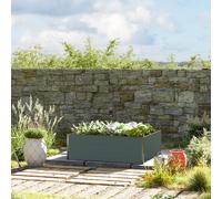 GFP Halfsize 119 x 99 x 39 cm Carré potager surélevé, anthracite - (GFPV00497)